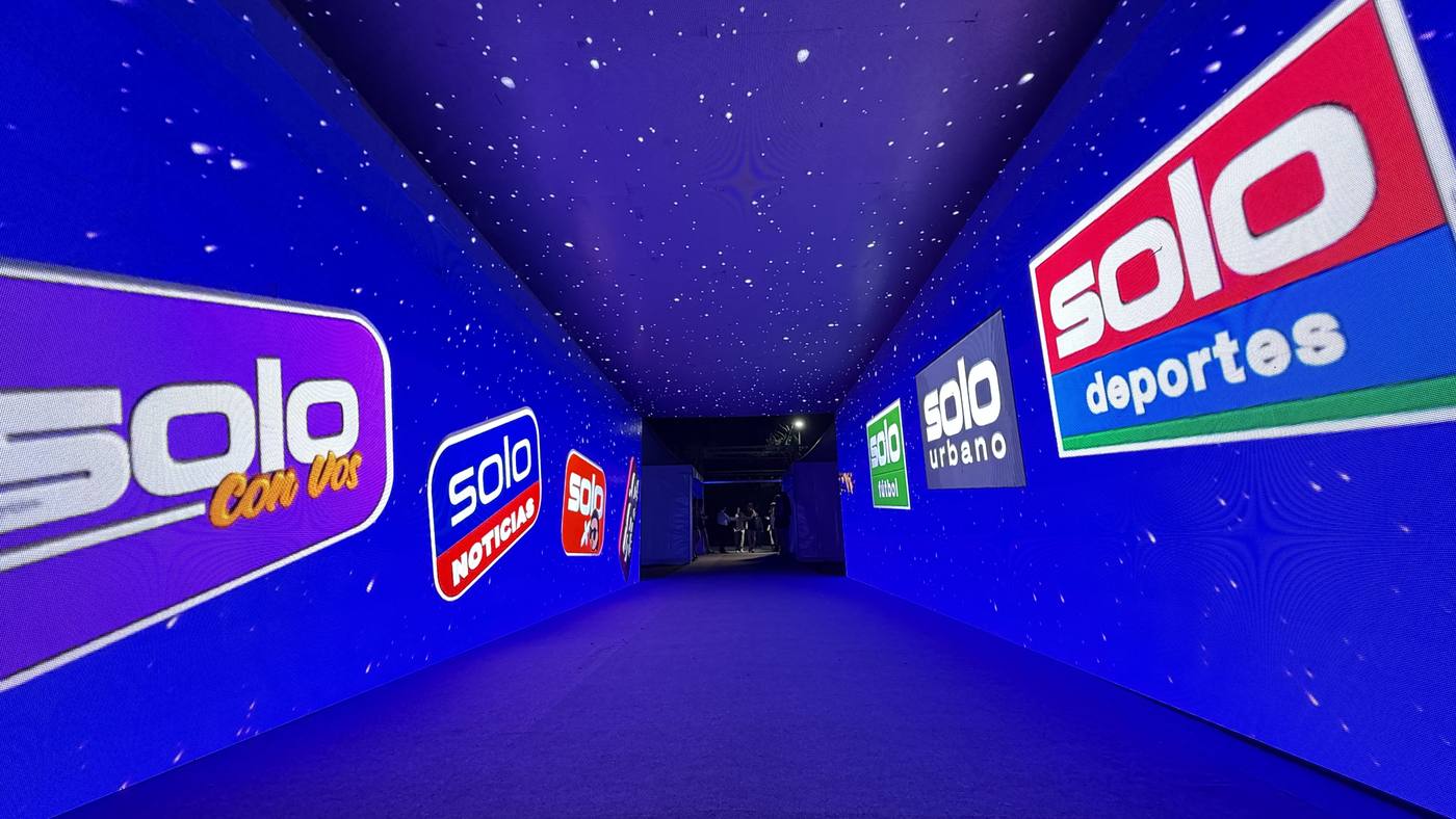 Tunel inmersivo con pantallas LED para Solo Deportes