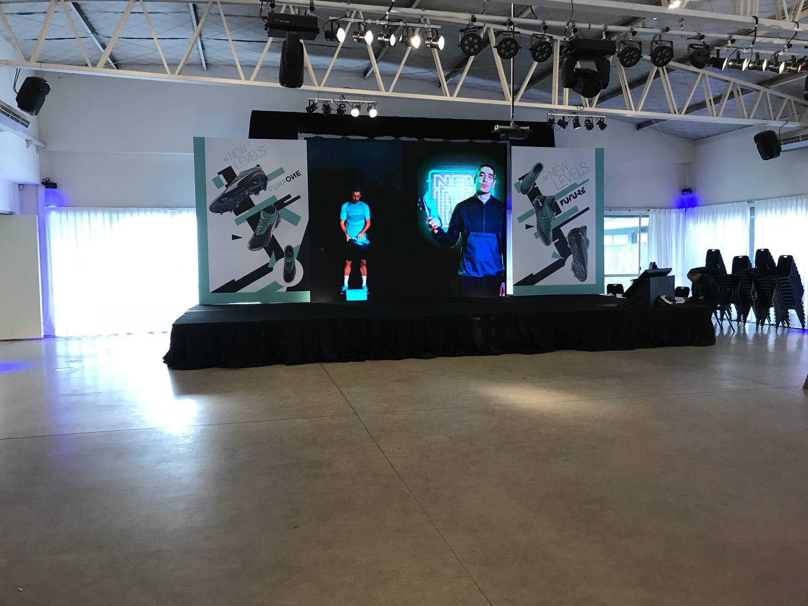 Eventos corporativos y presentaciones de producto para Solo Deportes